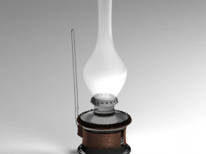 lampada a gas Modello 3D