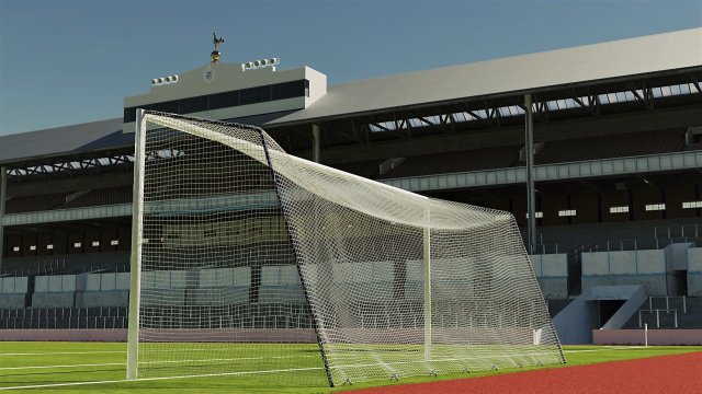 english vintage 70s soccer goal 3D 모델 .c4d .max .obj .3ds .fbx .stl .blend 