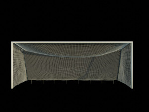 english vintage 70s soccer goal 3D 모델