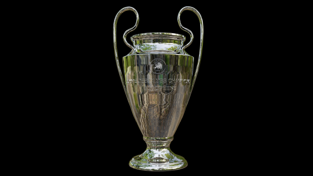 Champions League UEFA CUP 3D Модель .c4d .max .obj .3ds .fbx .stl .blend