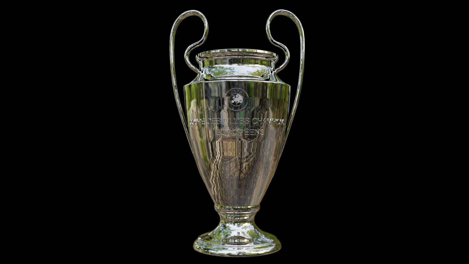 Champions League UEFA CUP 3D Model .c4d .max .obj .3ds .fbx .stl .blend 