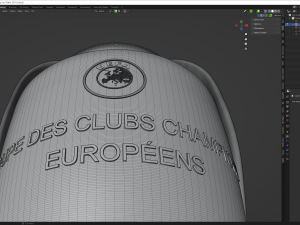 Champions League UEFA CUP 3D Model