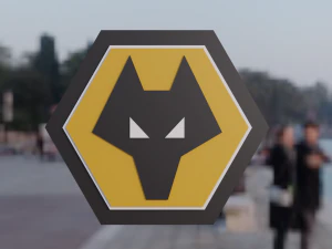Wolverhampton Wanderers 3D club logo 3D Model