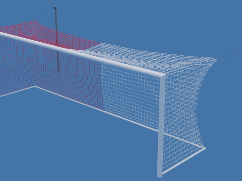 Soccer goal Premiere League style 3D 모델