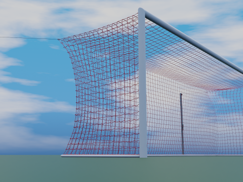 Soccer goal Premiere League style 3D मॉडल