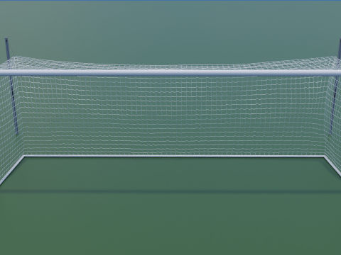 Soccer goal Premiere League style 3D मॉडल