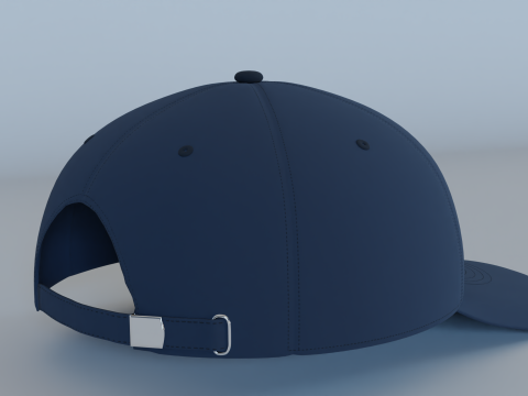 Nike baseball cap Navy blue 3Dモデル