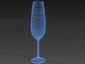 wine glasses and plates 3Dモデル