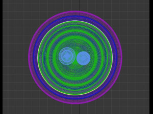 wine glasses and plates 3Dモデル