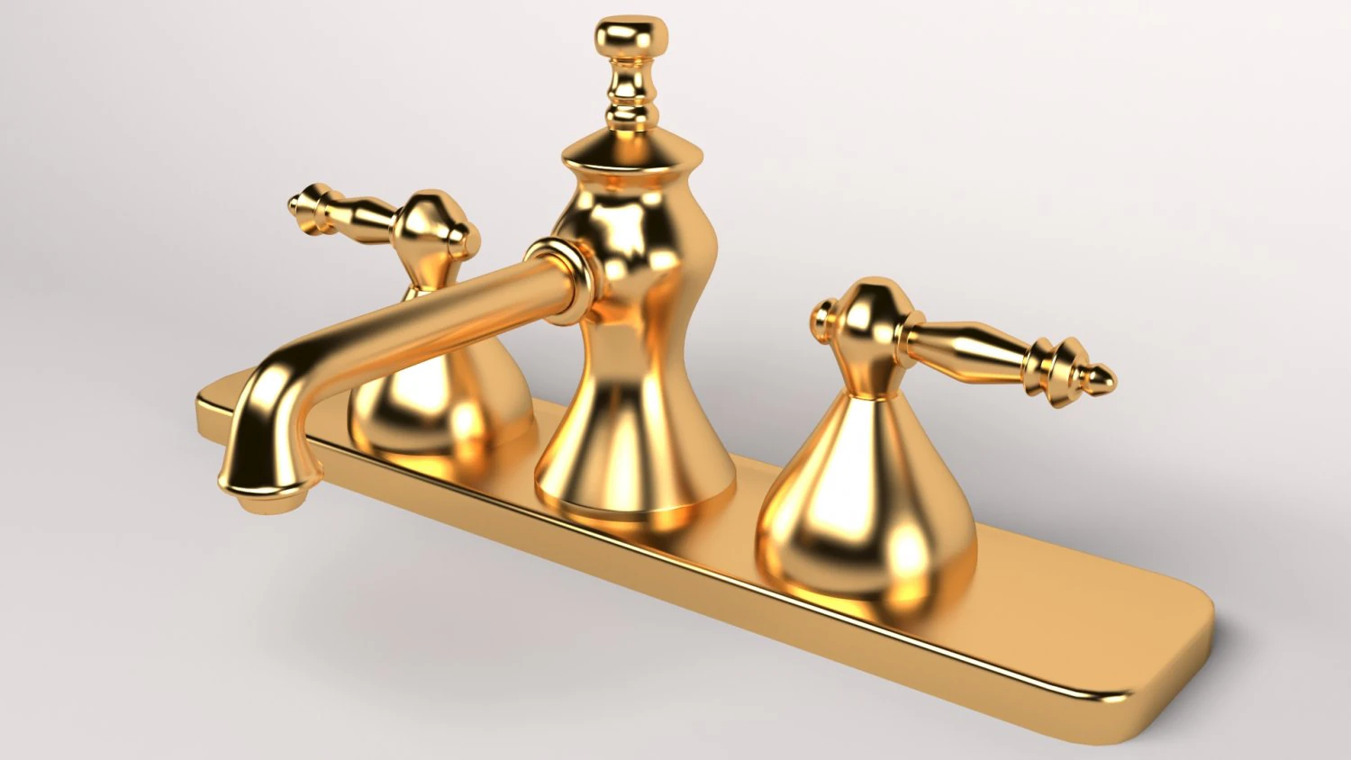 bathroom faucet 3D Model .c4d .max .obj .3ds .fbx .stl .blend