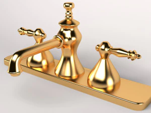 बाथरूम का नल 3D मॉडल