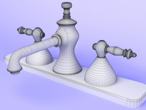 bathroom faucet 3Dモデル