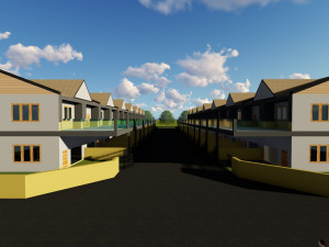 residential area Model 3D