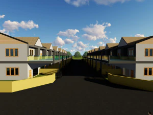 Жилой район 3D Модель