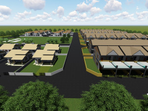 residential area Model 3D