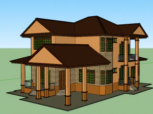 detached house 3D Model