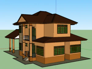 detached house 3D Model