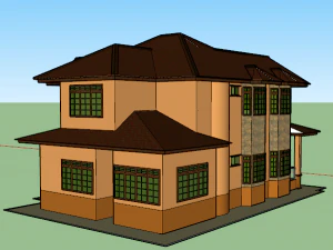 detached house 3D Model