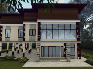 asia house design 3D Model