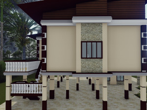 asia house design 3D Model