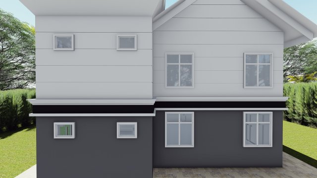modern house design 3D 모델 .c4d .max .obj .3ds .fbx .stl .blend