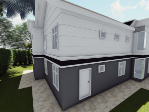 modern house design 3Dモデル