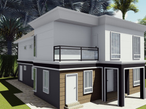 modern house design 3Dモデル
