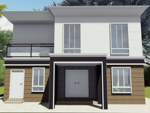 modern house design 3Dモデル