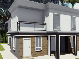 modern house design 3Dモデル