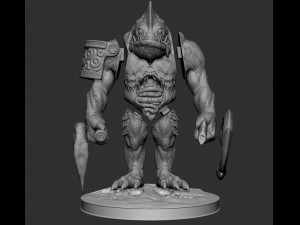 murloc abomination - creature Model Cetak 3D