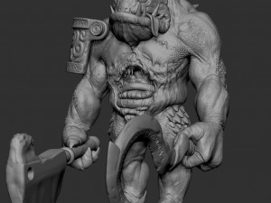 murloc abomination - creature Model Cetak 3D