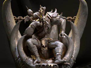 world of warcraft voljin est&aacute;tua fanart - modelo de impress&atilde;o 3D Modelo de Impressão 3D