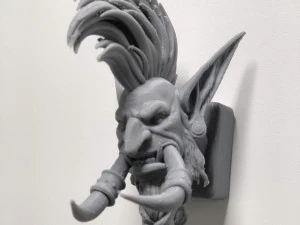 world of warcraft voljin est&aacute;tua fanart - modelo de impress&atilde;o 3D Modelo de Impressão 3D