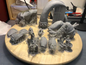 world of warcraft voljin est&aacute;tua fanart - modelo de impress&atilde;o 3D Modelo de Impressão 3D