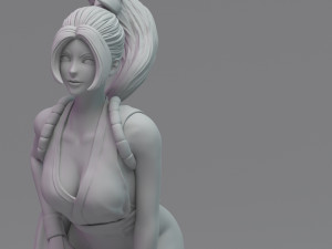 kof - fanart mai 3d print model Modelo de Impressão 3D