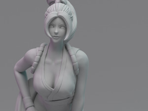 kof - fanart mai 3d print model Modelo de Impressão 3D
