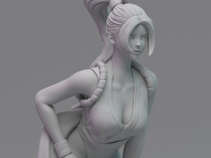 kof - fanart mai 3d print model Modelo de Impressão 3D