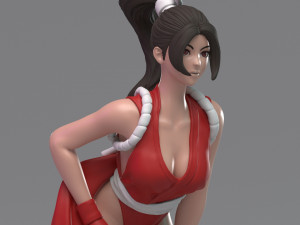 kof - fanart mai 3d print model Modelo de Impressão 3D
