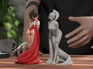 kof - fanart mai 3d print model Modelo de Impressão 3D
