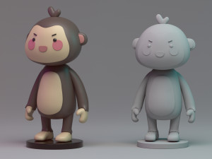 baby chimpanzee free 3d print model 3D Print Model