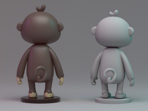 baby chimpanzee free 3d print model 3D Print Model