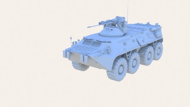 btr Modelo 3D .c4d .max .obj .3ds .fbx .stl .blend 