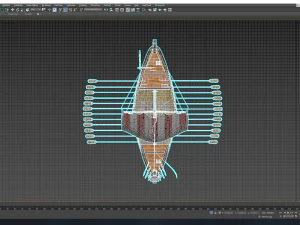 navio viking Modelo 3D