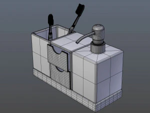 bamboo soap dispencer 3D Model