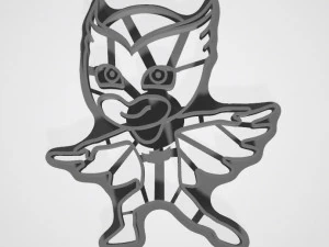 masked heroes 3d cookies cutter carton 3d print model 3D Print Model