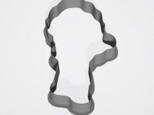 masked heroes 3d cookies cutter carton 3d print model 3D Print Model