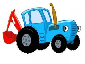 cutting for cookies on a blue tractor 3d print model 3D Print Model