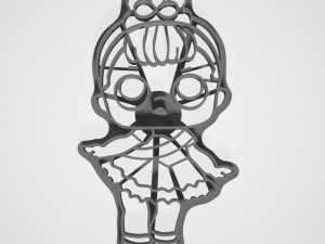 lol surprise dolls cookies cutter 3d print model Modello di stampa 3D