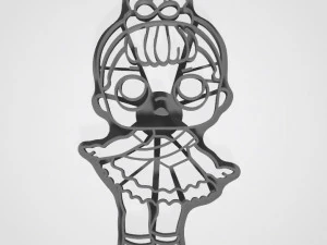 lol surprise dolls cookies cutter 3d print model 3D Print Model