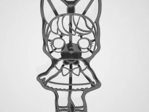 lol surprise dolls cookies cutter 3d print model 3D Print Model